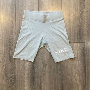 Powder blue Nike bike shorts